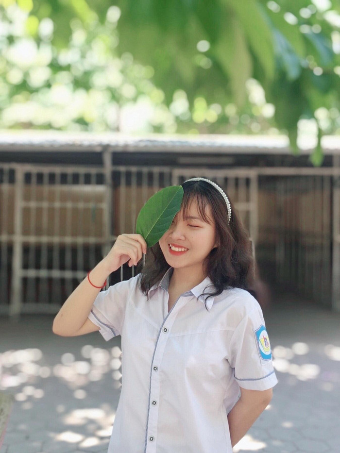 Kim Ngân cho rằng, thí sinh khi làm bài cần phân bố thời gian hợp lý để đảm bảo hoàn thành hết các phần trong bài thi. (Ảnh: NVCC)