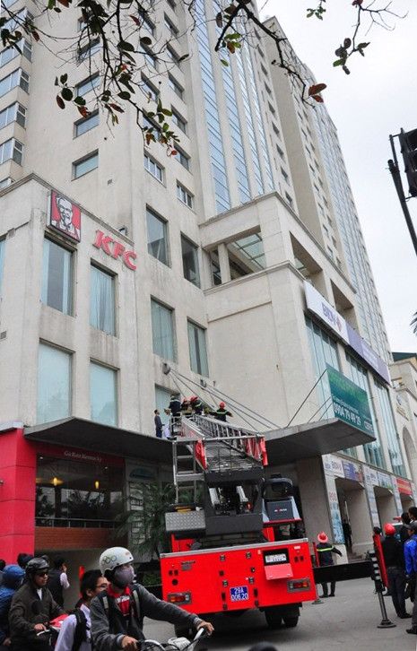 Hiện trường vụ tai nạn.