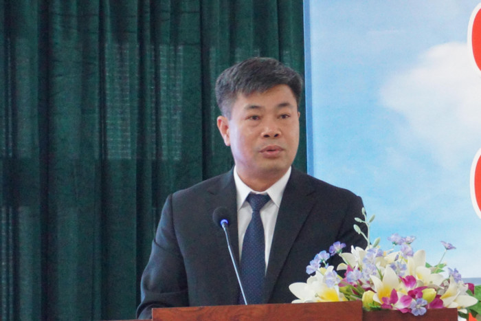 Phó Giáo sư, Tiến sĩ Nguyễn Hưng Quang chia sẻ tại buổi lễ. (Ảnh: Nguyên Phương)