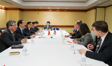 Bộ trưởng Trần Đại Quang tiếp kiến Ngài Michael Vickers, Thứ trưởng Bộ Quốc phòng Hoa Kỳ Bộ trưởng Trần Đại Quang tiếp kiến Ngài Michael Vickers, Thứ trưởng Bộ Quốc phòng Hoa Kỳ