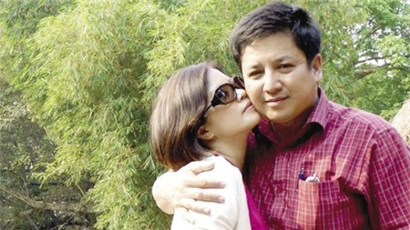 Chí Trung và diễn viên Ngọc Huyền.