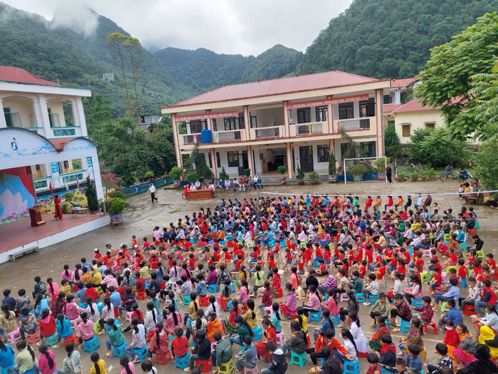 Toàn cảnh Trường phổ thông dân tộc bán trú Tiểu học Phú Lũng. (Ảnh: NVCC) truong-ptdtbt-tieu-hoc-phu-lung-yen-minh-ha-giang (10).jpg