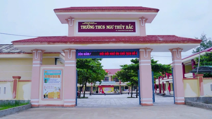 Trường Trung học cơ sở Ngư Thủy Bắc. (Ảnh: website nhà trường) truong-thcs-ngu-thuy-bac.png
