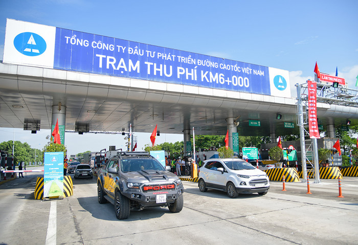 Trạm thu phí tuyến cao tốc Nội Bài - Lào Cai. (Ảnh: NVCC) vec-etc22.jpg