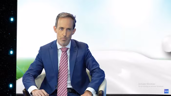 Ông Berend van Wel - Tổng Giám đốc FrieslandCampina Việt Nam chia sẻ tại chương trình "150 năm vượt trội toàn cầu và 25 năm vươn cao cùng Việt Nam"