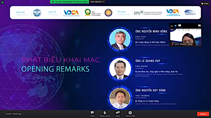 Hội Truyền thông Số Việt Nam chủ trì, phối hợp với Hiệp hội các trường đại học cao đẳng Việt Nam tổ chức Hội nghị Đối tác Dữ liệu Mở châu Á (AODP).