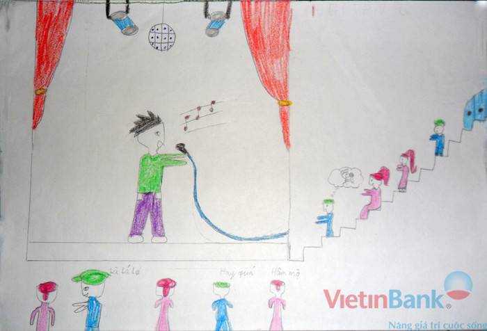 "Ước mơ của em là đến hát cho những bạn khuyết tật để các bạn vui và xóa bỏ nỗi khổ của mình" "Ước mơ của em là đến hát cho những bạn khuyết tật để các bạn vui và xóa bỏ nỗi khổ của mình"