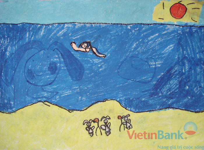 Em rất yêu biển và rất thích tắm biển. Em ước gì các bạn nhỏ đang bị bệnh nặng cũng được chơi và tắm biển mùa hè với em. Em rất yêu biển và rất thích tắm biển. Em ước gì các bạn nhỏ đang bị bệnh nặng cũng được chơi và tắm biển mùa hè với em.