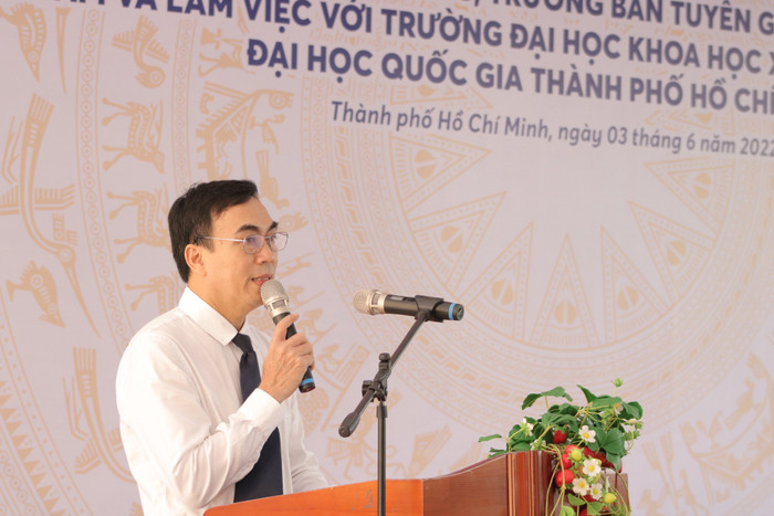 Tiến sĩ Phạm Tấn Hạ, Phó hiệu trưởng Trường Đại học Khoa học Xã hội và Nhân văn, Đại học Quốc gia Thành phố Hồ Chí Minh. Ảnh: Website nhà trường ts phạm tấn hạ.jpeg