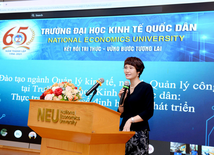 Phó Giáo sư Đỗ Thị Hải Hà là nữ ứng viên giáo sư duy nhất của ngành Kinh tế. Ảnh: Website Trường Đại học Kinh tế Quốc dân. Phó Giáo sư Đỗ Thị Hải Hà là nữ ứng viên giáo sư duy nhất của ngành Kinh tế. Ảnh: Website Trường Đại học Kinh tế Quốc dân.