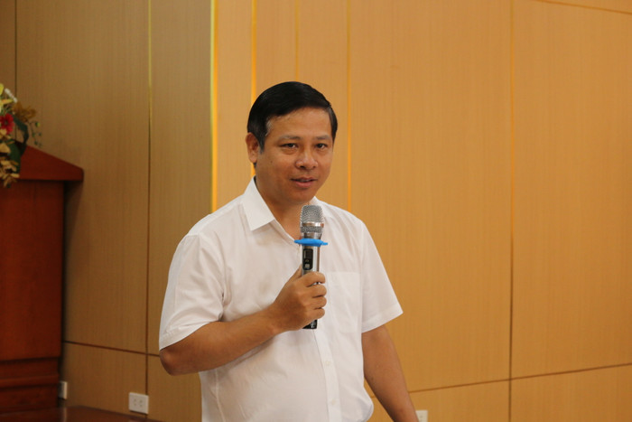 Tiến sĩ Nguyễn Sơn Hải, Cục trưởng Cục Công nghệ thông tin, Bộ Giáo dục và Đào tạo chia sẻ tại chương trình. Tiến sĩ Nguyễn Sơn Hải, Cục trưởng Cục Công nghệ thông tin, Bộ Giáo dục và Đào tạo chia sẻ tại chương trình.