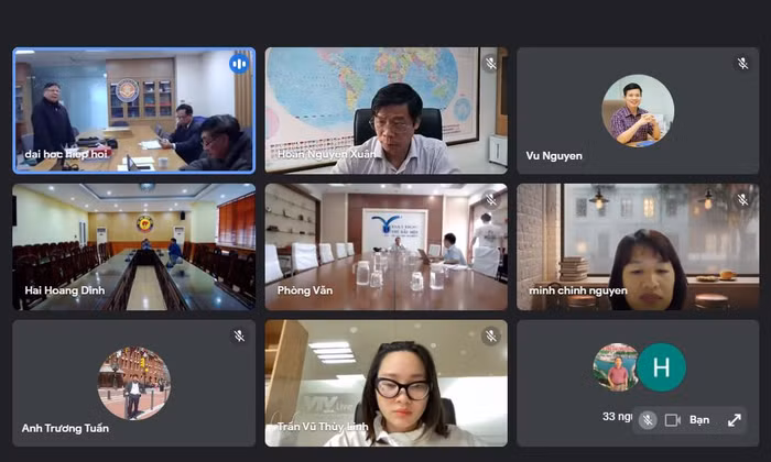 Chương trình Tổng kết hoạt động của các câu lạc bộ năm 2021 và phương hướng hoạt động năm 2022 được tổ chức trực tuyến. (Ảnh: PM)