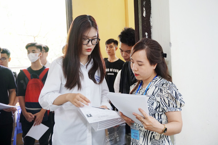 Mức điểm ưu tiên cao nhất là 0,5 điểm. Ảnh minh họa: PM gdvn_thi tn 2023 (2).jpg