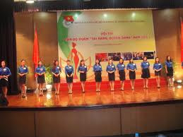 Các thí sinh trong Hội thi Cán bộ Đoàn (nguồn: internet) Các thí sinh trong Hội thi Cán bộ Đoàn (nguồn: internet)