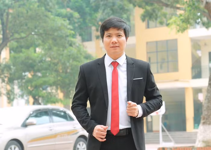 Thầy Đào Chí Mạnh – Hiệu trưởng Trường Tiểu học Hội Hợp B (Thành phố Vĩnh Yên, tỉnh Vĩnh Phúc) (Ảnh: NVCC)