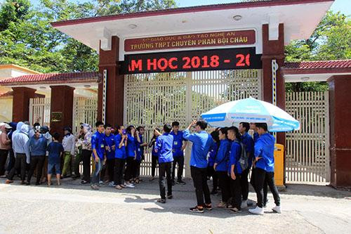 Trường trung học phổ thông chuyên Phan Bội Châu. (Ảnh: ANTT) Trường trung học phổ thông chuyên Phan Bội Châu. (Ảnh: ANTT)