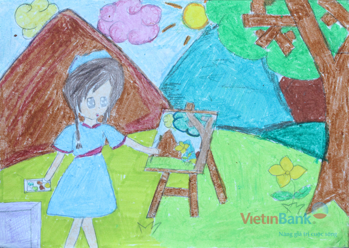 Em ước mơ trở thành họa sĩ