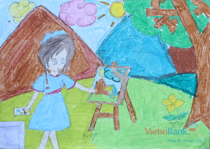 Em ước mơ trở thành họa sĩ