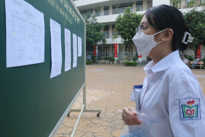 Kỳ thi tuyển vào lớp 10 là cuộc đua căng thẳng với nhiều học sinh. Ảnh minh họa: Kim Minh Châu