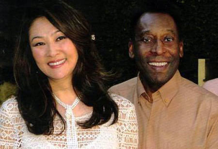 Vua bóng đá Pele và Marcia Aoki Cybele Vua bóng đá Pele và Marcia Aoki Cybele