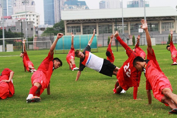 Những hình ảnh rất khác lạ tại ĐTQG Những hình ảnh rất khác lạ tại ĐTQG