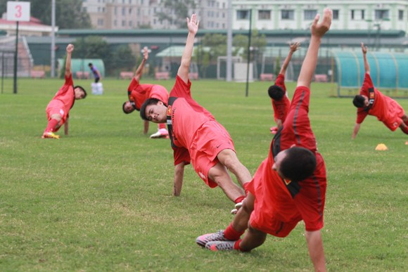 Những hình ảnh rất khác lạ tại ĐTQG Những hình ảnh rất khác lạ tại ĐTQG