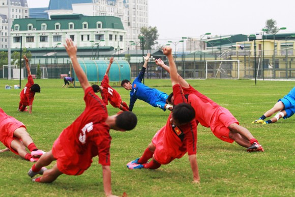 Những hình ảnh rất khác lạ tại ĐTQG Những hình ảnh rất khác lạ tại ĐTQG