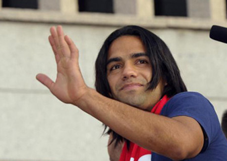 Falcao, chân sút số 1 của Atletico vào thời điểm hiện tại. Falcao, chân sút số 1 của Atletico vào thời điểm hiện tại.
