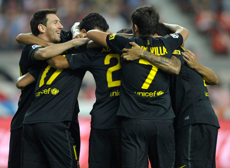 Không chỉ thành tích, Barca còn gặt hái thành công về mặt tình cảm Không chỉ thành tích, Barca còn gặt hái thành công về mặt tình cảm