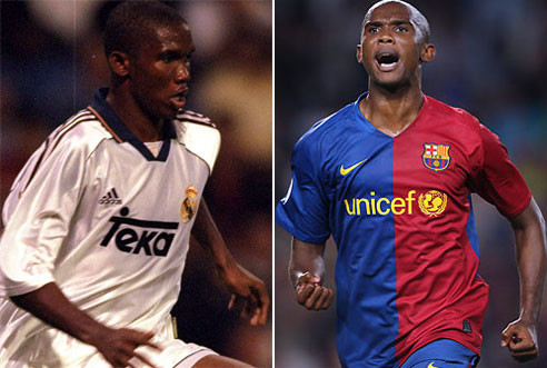 Samuel Eto'o: Real hay có thói quen ‘hút máu’ những nhân tài đã thành danh của Barca nhưng họ cũng quên mất một điều rằng mình đã bỏ phí nhiều nhân tài để rồi Barca nhặt nhạnh lại và vun đắp lên một ngôi sao mới. Samuel Eto'o là một trong số đó. Trưởng thành từ lò Castilla nhưng không được trọng dụng, ‘Báo đen’ sau về với Barca và anh thành công ra sao thì ai cũng rõ. Samuel Eto'o: Real hay có thói quen ‘hút máu’ những nhân tài đã thành danh của Barca nhưng họ cũng quên mất một điều rằng mình đã bỏ phí nhiều nhân tài để rồi Barca nhặt nhạnh lại và vun đắp lên một ngôi sao mới. Samuel Eto'o là một trong số đó. Trưởng thành từ lò Castilla nhưng không được trọng dụng, ‘Báo đen’ sau về với Barca và anh thành công ra sao thì ai cũng rõ.