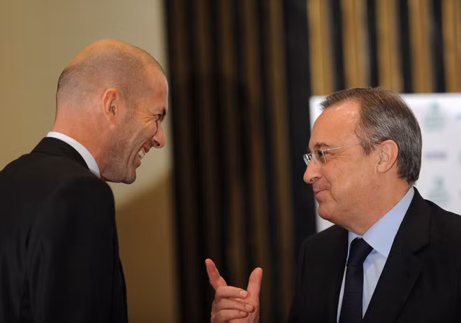 Đến tự lễ tôn vinh Ronaldo còn có ông chủ Perez và GĐKT Zidane