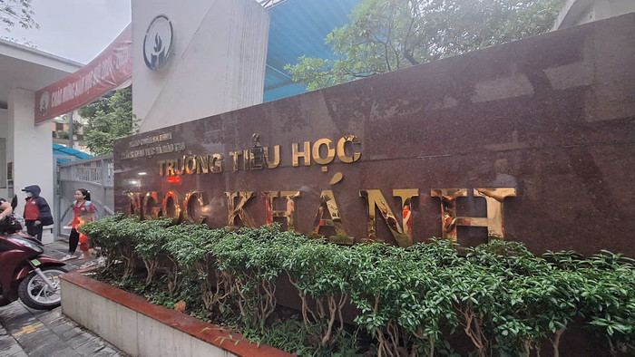 Trường Tiểu học Ngọc Khánh. (Ảnh: Mạnh Đoàn) Trường Tiểu học Ngọc Khánh. (Ảnh: Mạnh Đoàn)