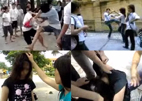 Nạn bạo lực học đường liên tục xảy ra trong các trường học khắp trong Nam ngoài Bắc. (Ảnh minh hoạ, nguồn Internet)