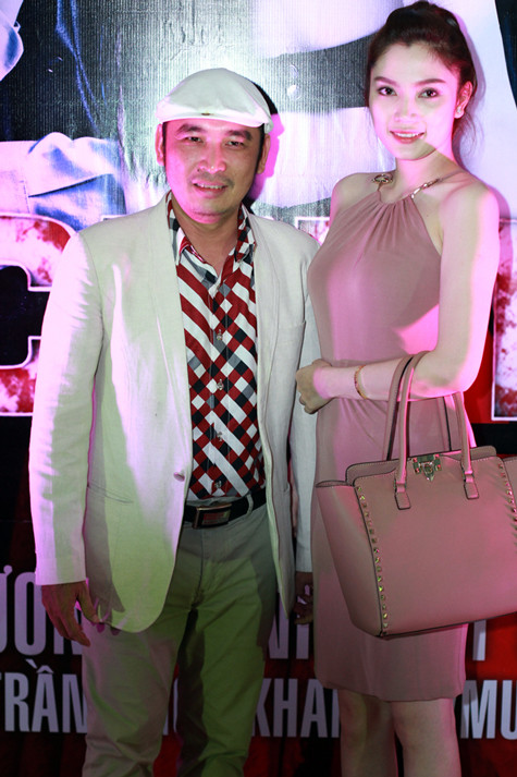 Đạo diễn Lê Bảo Trung và người mẫu Lâm Na Anh