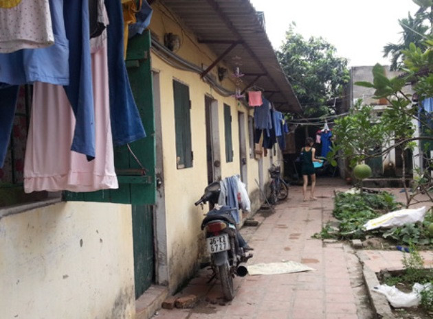 Căn phòng phía cuối dãy trọ này sụp đổ khiến anh Đại tử vong.