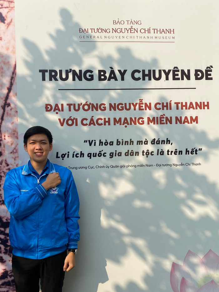 Anh Phạm Trung Anh tham dự lễ kỷ niệm 111 năm ngày sinh Đại tướng Nguyễn Chí Thanh (Ảnh: NVCC) pham-trung-anh (2).jpg