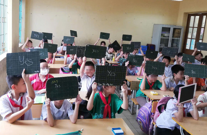 Hình ảnh minh họa. (Ảnh: Mạnh Đoàn) gdvn_day-them-tieng-anh-tieu-hoc-anh-manh-doan.jpg