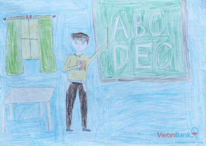 "Em ước mơ trở thành người thầy giáo giỏi".