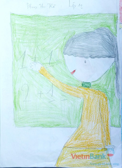 "Ước mơ của em là trở thành cô giáo"