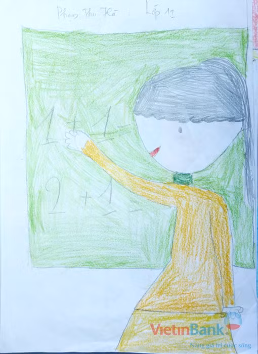 "Ước mơ của em là trở thành cô giáo"