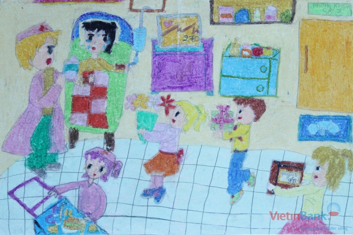 "Ước mơ của em là nối vòng tay nhân ái của tất cả mọi người đến với những trẻ em bị bệnh hiểm nghèo".