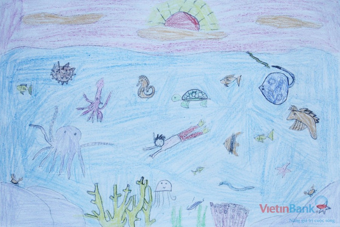 "Em ước mơ được khám phá đại dương".