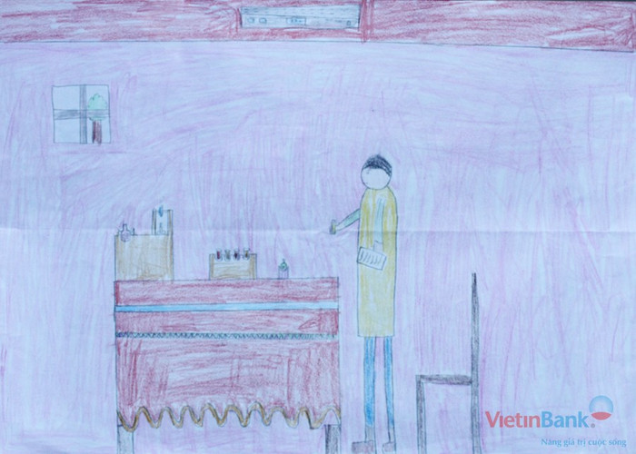 "Ước mơ của em là trở thành nhà khoa học".