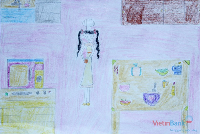 "Ước mơ là một đầu bếp nhí".