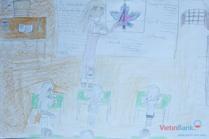 "Em ước mơ trở thành cô giáo".