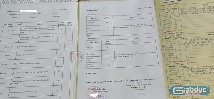 Chưa thể bỏ hoàn toàn học bạ giấy vì còn thiếu căn cứ pháp lý đối với học bạ điện tử. Ảnh minh hoạ: Thuận Phương