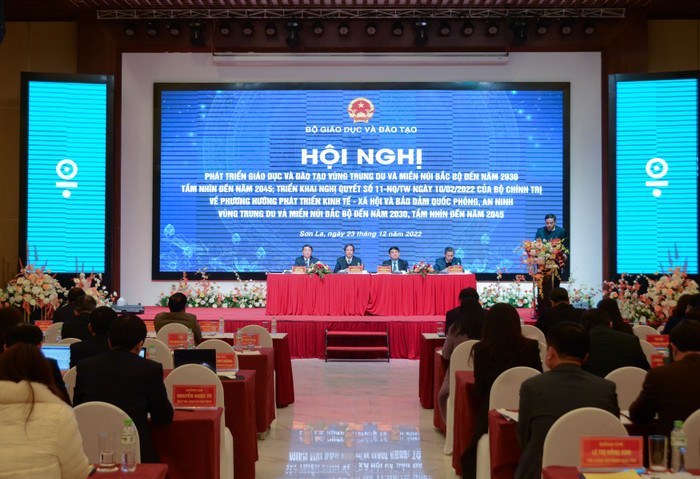 Hội nghị phát triển giáo dục và đào tạo vùng Trung du và miền núi Bắc Bộ được tổ chức tại tỉnh Sơn La. (Ảnh: Bộ Giáo dục và Đào tạo) Hội nghị phát triển giáo dục và đào tạo vùng Trung du và miền núi Bắc Bộ được tổ chức tại tỉnh Sơn La. (Ảnh: Bộ Giáo dục và Đào tạo)