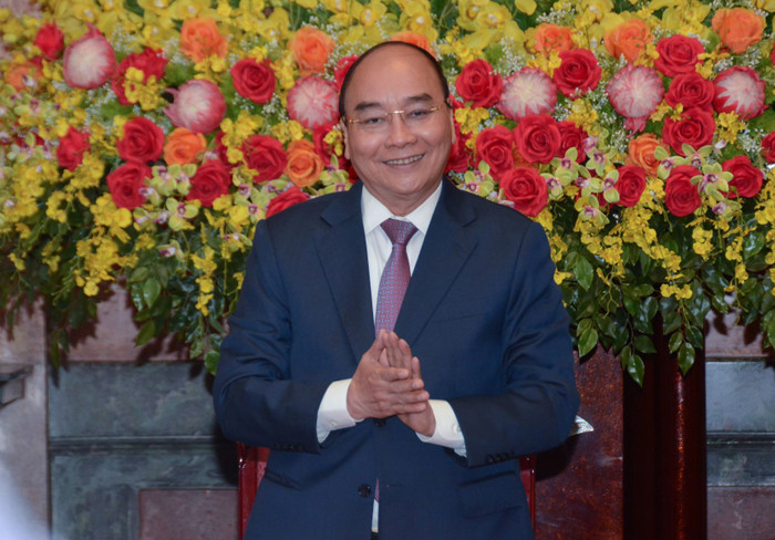 Chủ tịch nước Nguyễn Xuân Phúc tại buổi gặp mặt học sinh đoạt giải Olympic và Khoa học kỹ thuật quốc tế năm 2022. Ảnh: Bộ Giáo dục và Đào tạo Chủ tịch nước Nguyễn Xuân Phúc tại buổi gặp mặt học sinh đoạt giải Olympic và Khoa học kỹ thuật quốc tế năm 2022. Ảnh: Bộ Giáo dục và Đào tạo