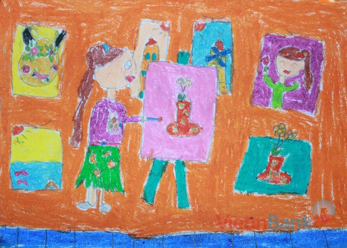 Em mơ trở thành một họa sĩ