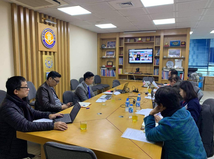 Buổi họp trực tuyến với 21 chủ nhiệm và thư ký các câu lạc bộ trực thuộc Hiệp hội (Ảnh: Thùy Linh) Buổi họp trực tuyến với 21 chủ nhiệm và thư ký các câu lạc bộ trực thuộc Hiệp hội (Ảnh: Thùy Linh)